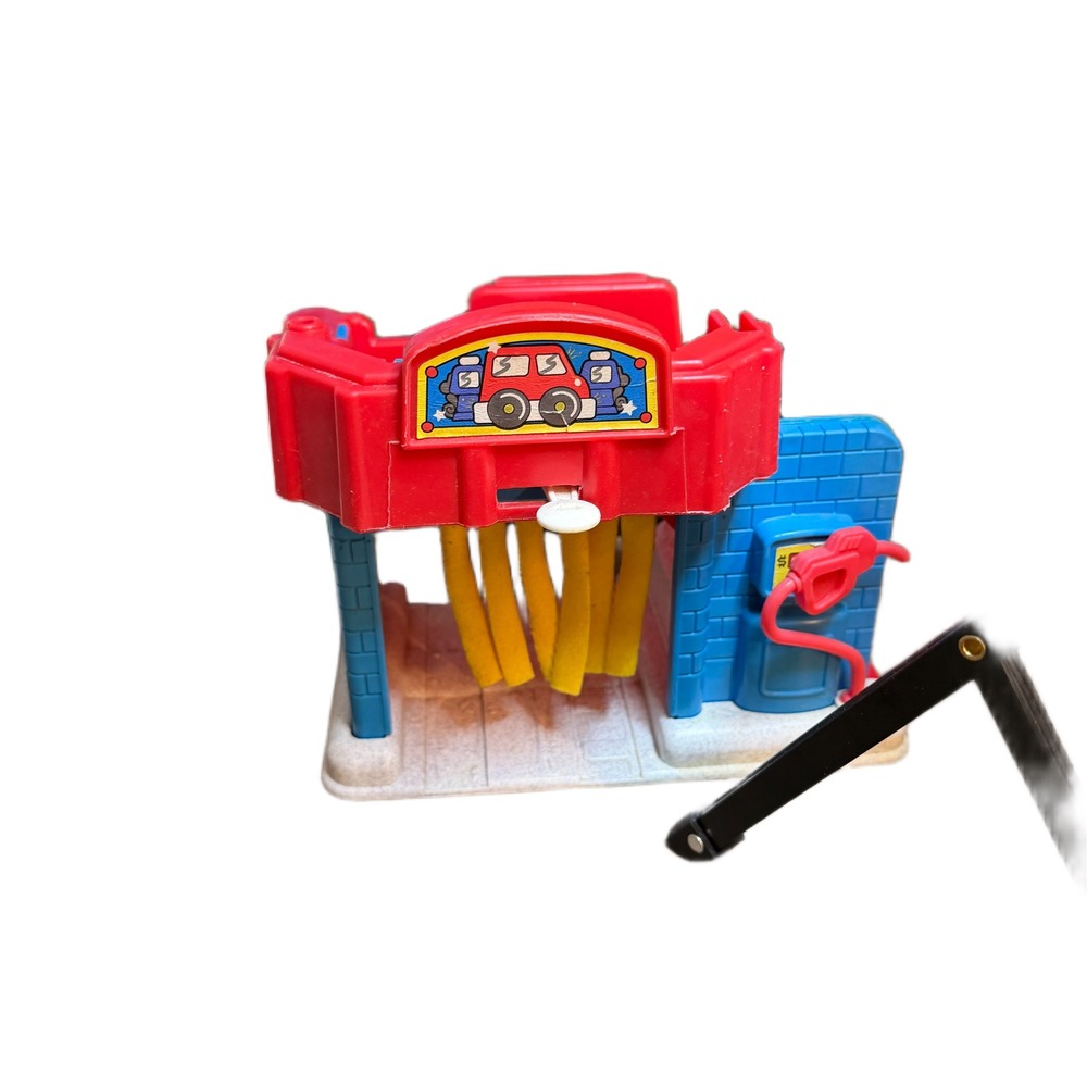 Fisher Price Little People Main Street Town Playset Restaurant Car Wash Figures - Picture 4 of 11
